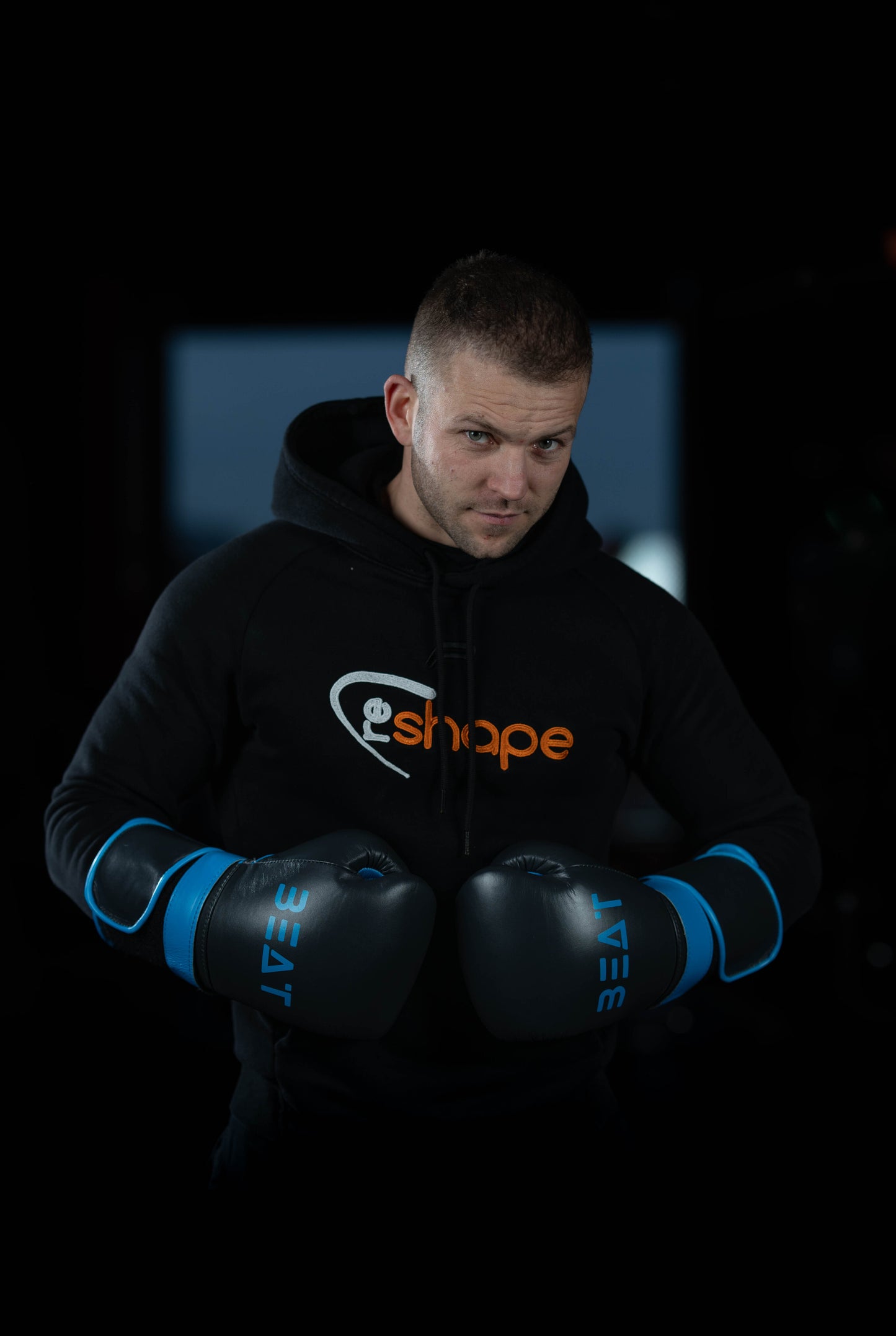 Double Strap Natural Leather Boxing Gloves