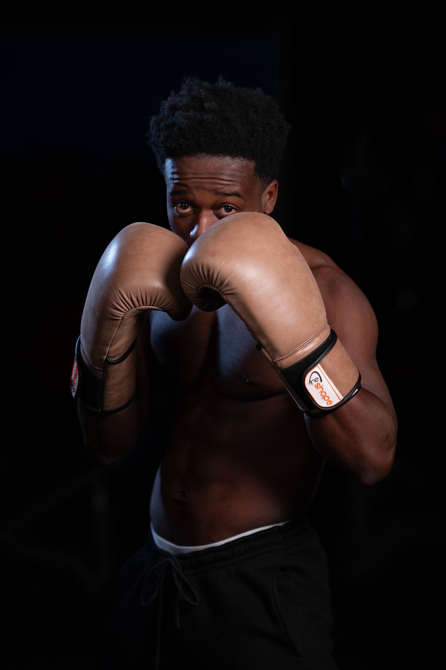 Natural Leather Sparring MMA Gloves