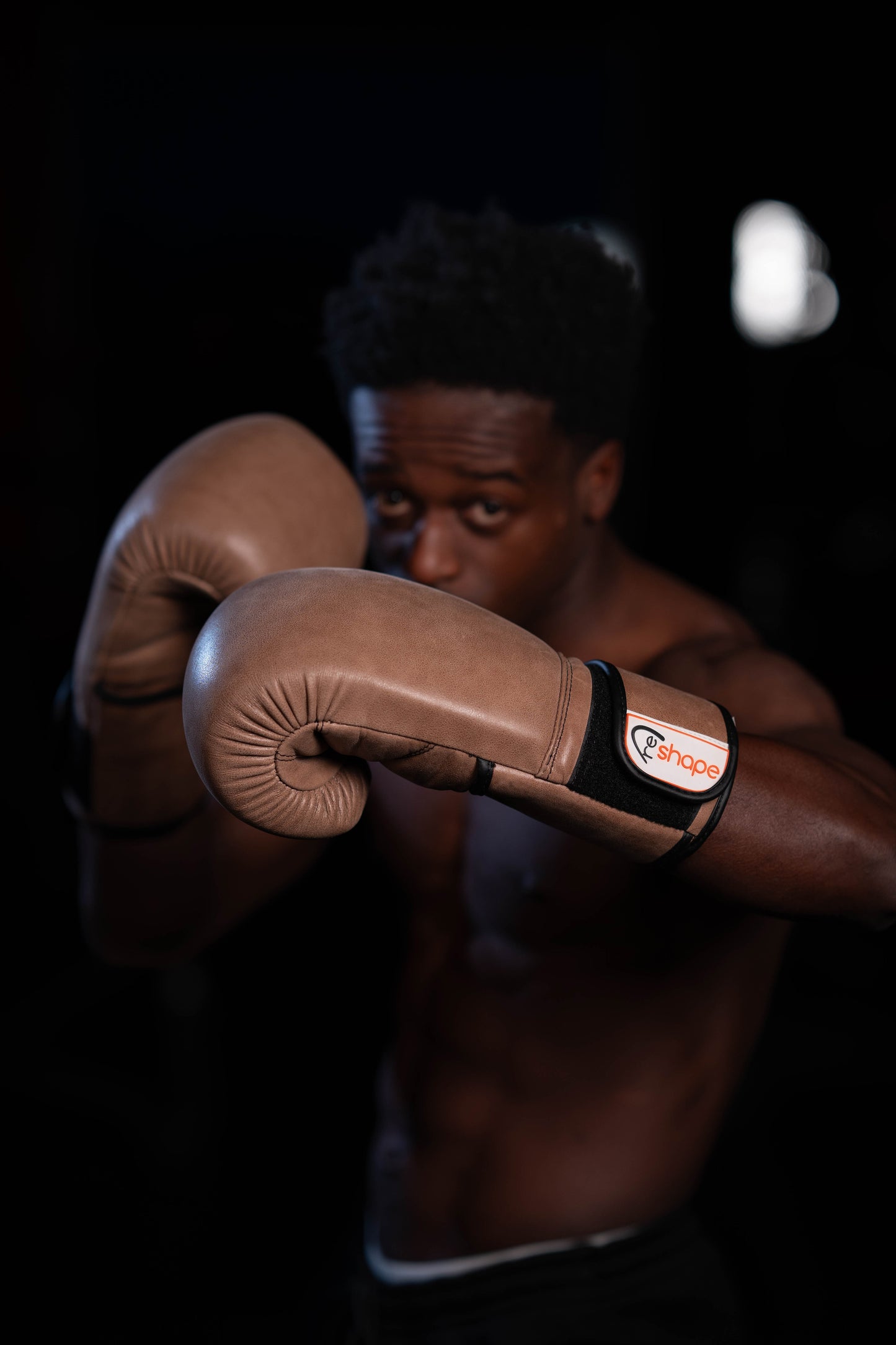 Natural Leather Sparring MMA Gloves